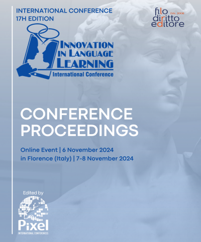 17th “Innovation in Language Learning” International Conference (6 November 2024 Online Event,  7-8 November 2024 in Florence, Italy)